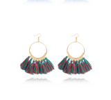 Big Round Drop Dangle Earrings