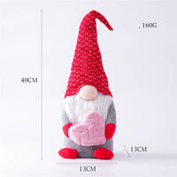 Gnome Valentine's Day Doll Ornaments