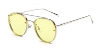 OCEAN TINTED AVIATOR SUNGLASSES