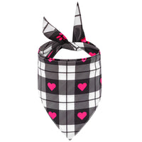 Valentine's Day Pet Scarf Dog Saliva Towel