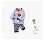 New Baby Sweater Suit Baby Jacket Thick Thick Line Suit