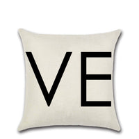 Valentine's Day Love Theme Linen Pillowcase