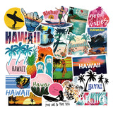 50 Hawaii Hawaii Travel Stickers Vacation Trolley Car Refrigerator Graffiti Stickers Hand Account Stickers