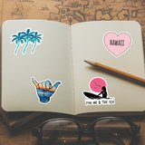 50 Hawaii Hawaii Travel Stickers Vacation Trolley Car Refrigerator Graffiti Stickers Hand Account Stickers