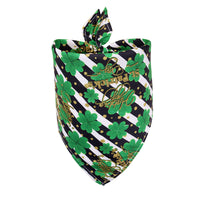 St. Patrick'S Day Pet Saliva Towel Clover Pet Triangle Scarf Four-Leaf Clover Dog Scarf Pet Accessories Sm