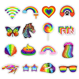 50 Rainbow Stickers, Body Stickers, Amazon Explosive Laptop Stickers, Puppy, Dog, Pets