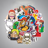 Cartoon graffiti body sticker