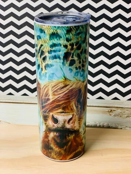 Highland Cow 20oz Sublimation Tumbler