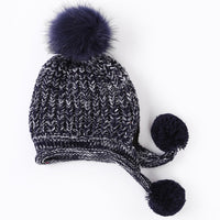 Tide autumn and winter plus velvet warm knitted hat ear protection hat