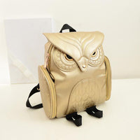 Japanese and Korean trends, women's Owl backpack, leisure travel bag, fashion personality cartoon Backpack