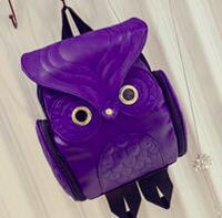 Japanese and Korean trends, women's Owl backpack, leisure travel bag, fashion personality cartoon Backpack