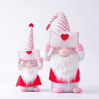 Gnome Valentine's Day Doll Ornaments