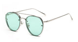 OCEAN TINTED AVIATOR SUNGLASSES