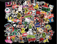 Graffiti stickers 100 sheets of non-repetitive trend car skateboard waterproof stickers