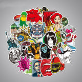 Cartoon graffiti body sticker