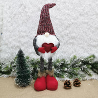 Knitted Faceless Doll Standing Posture For Valentine's Day