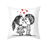 Home Valentine's Day Throw Pillow Cover