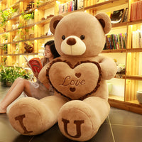 Chinese Valentine's Day Hug Bear Plush Toy