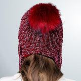 Tide autumn and winter plus velvet warm knitted hat ear protection hat