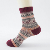 Winter Thick Warm Stripe Wool Socks Casual Sock Business Socks