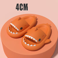 Adult's Slippers Indoor Outdoor Funny Shark Cartoon