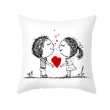 Home Valentine's Day Throw Pillow Cover