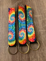 Tie Dye Key Fobs