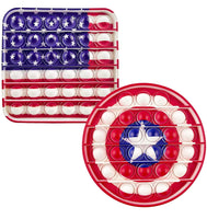 Captain America Shield American Flag Pop It Fidget