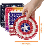 Captain America Shield American Flag Pop It Fidget