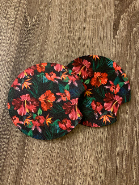 Tropical Car Coasters