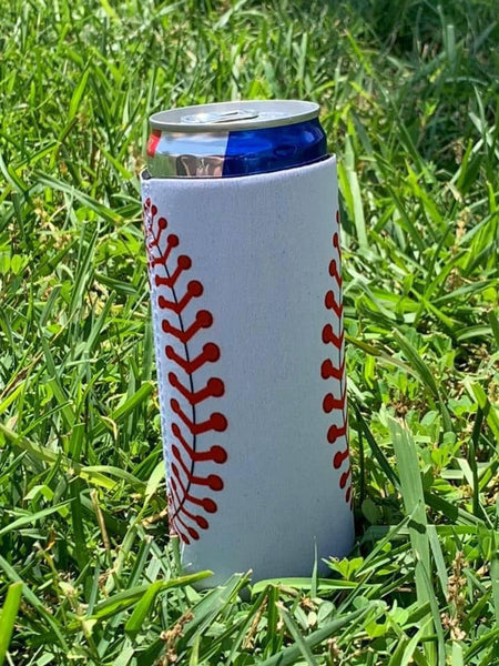 Baseball Slim Can Cooler