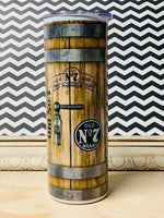 Whiskey Barrels Sublimation Tumbler