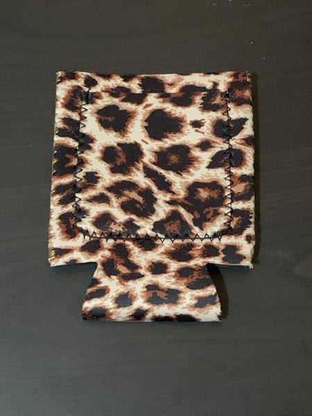 Leopard Can Pocket Cooler