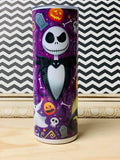 Nightmare Before Christmas Purple 20oz Sublimation Tumbler