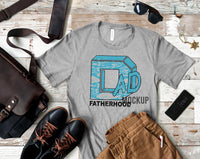 Dad Fatherhood Fishing MTV Design Graphic Tee