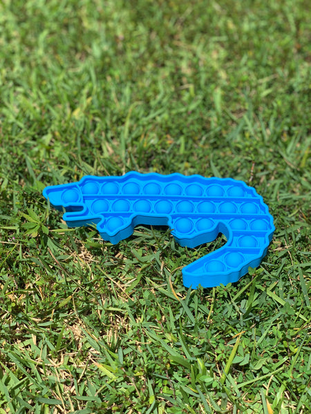 Blue Gator Fidget Pop It