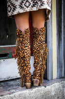 Tall Brown Leopard Boots (Arriving July 15)