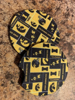 Hawkeyes Car Coasters